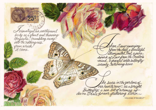 Forever Fluttering Within Her Peacock Butterfly Seed Packet - Image 3